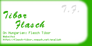 tibor flasch business card
